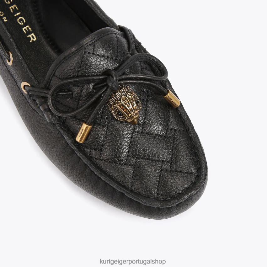 Kurt Geiger mulheres mocassim águia londres 8J6X00355 preto | calçados