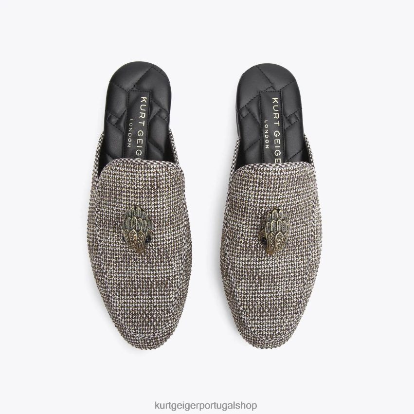 Kurt Geiger mulheres mula holly eagle de londres 8J6X00416 bege | calçados