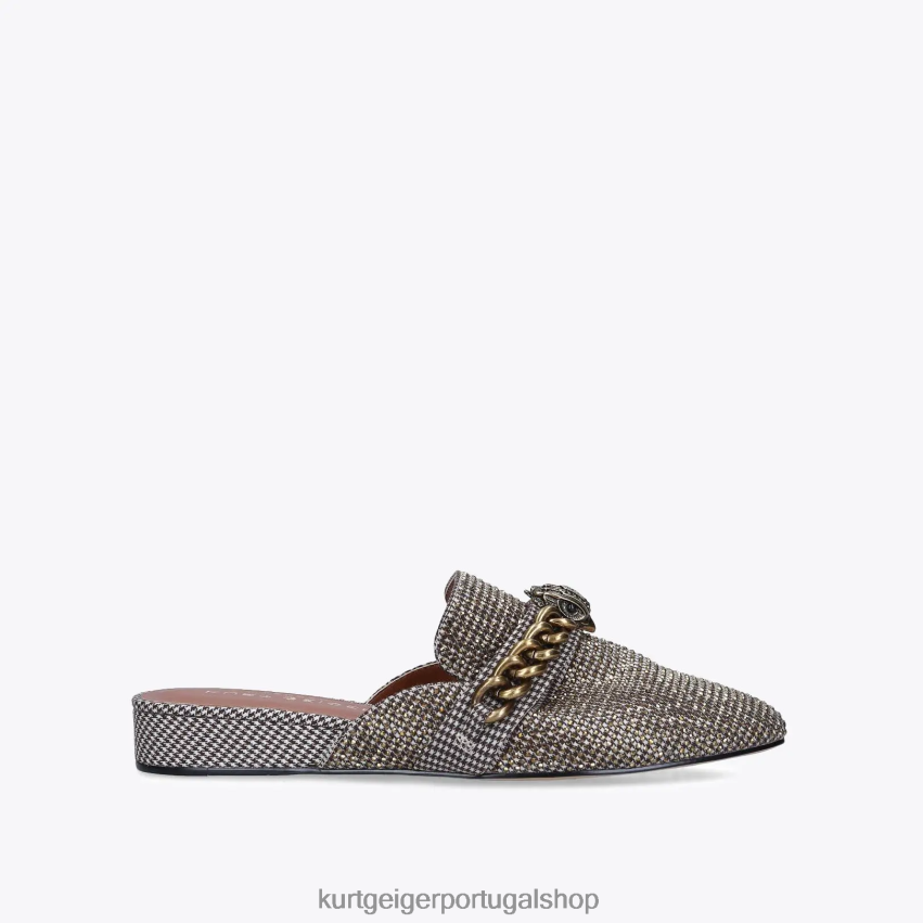 Kurt Geiger mulheres mule londres chelsea 8J6X00361 bege | calçados