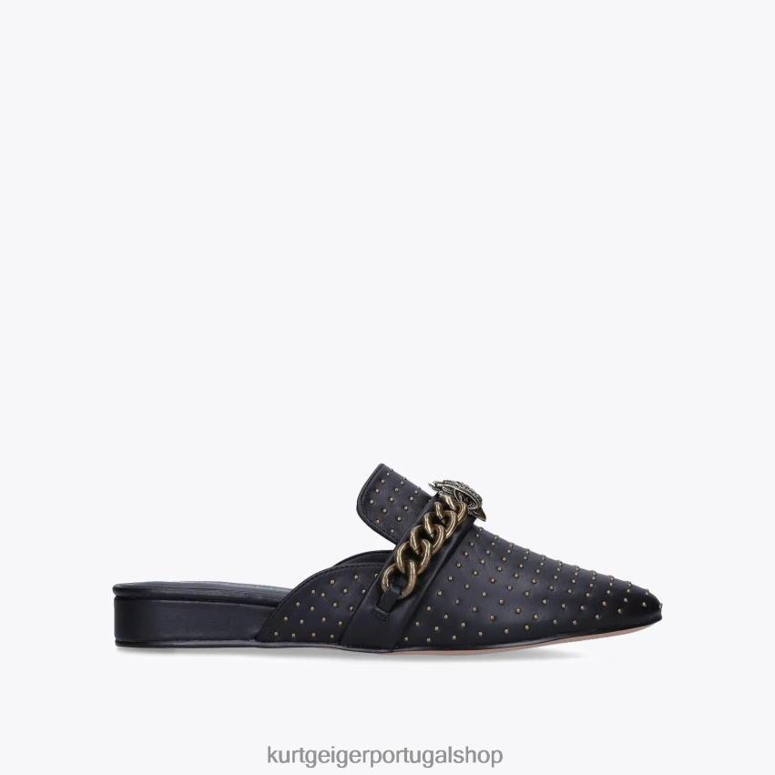 Kurt Geiger mulheres mule londres chelsea 8J6X00363 preto | calçados