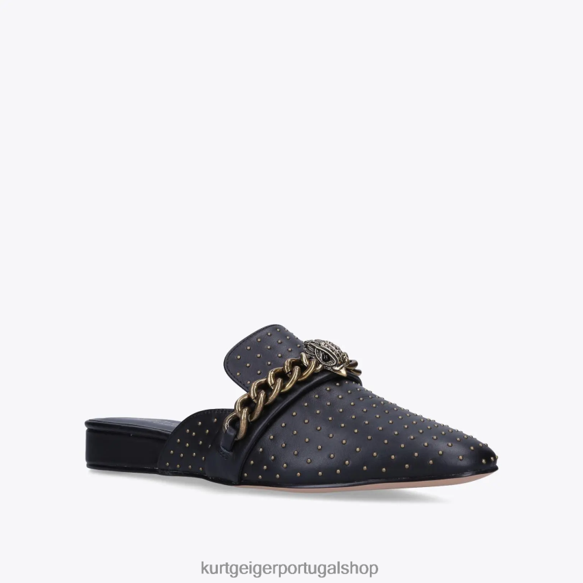 Kurt Geiger mulheres mule londres chelsea 8J6X00363 preto | calçados