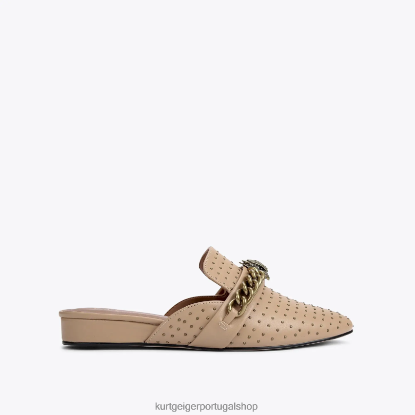 Kurt Geiger mulheres mule londres chelsea 8J6X00364 camelo | calçados