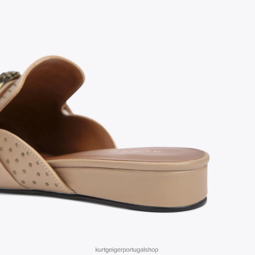 Kurt Geiger mulheres mule londres chelsea 8J6X00364 camelo | calçados