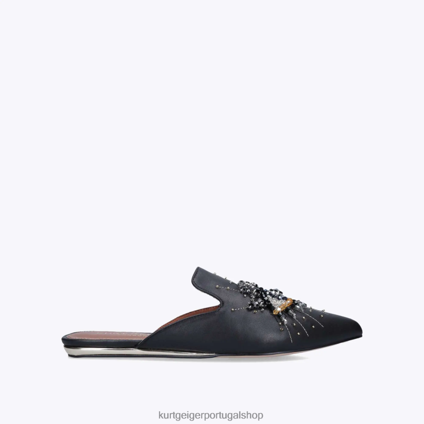 Kurt Geiger mulheres olho oliva de Londres 8J6X00360 preto | calçados