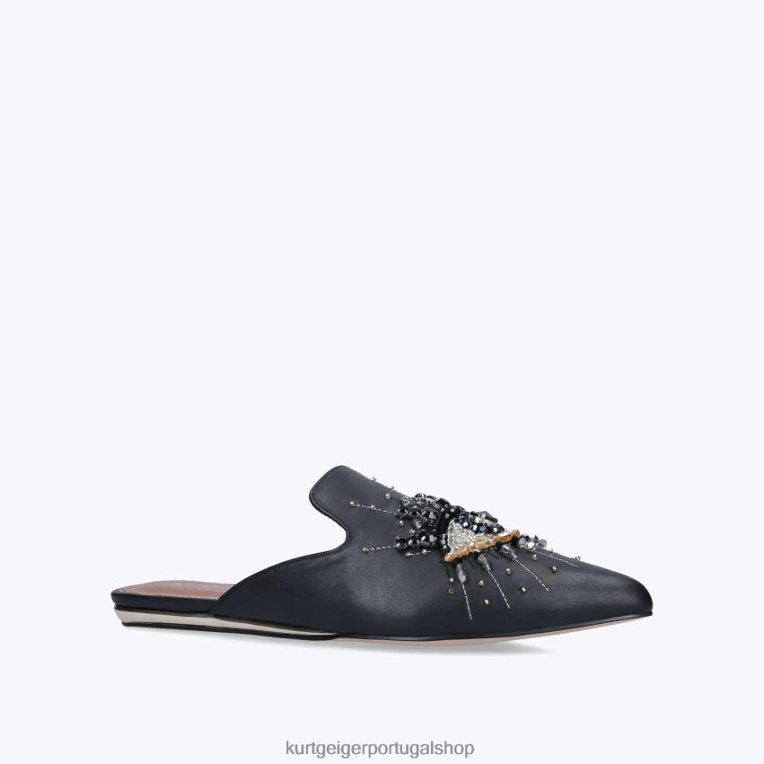 Kurt Geiger mulheres olho oliva de Londres 8J6X00360 preto | calçados