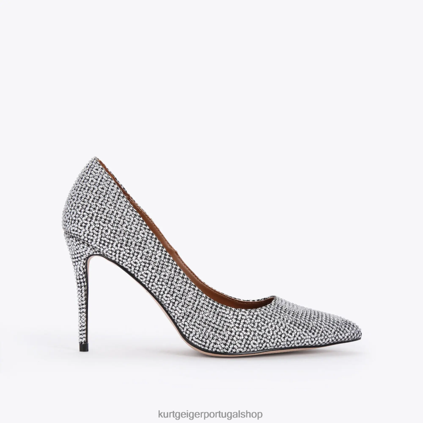 Kurt Geiger mulheres Londres Belgravia 8J6X00321 prata | calçados