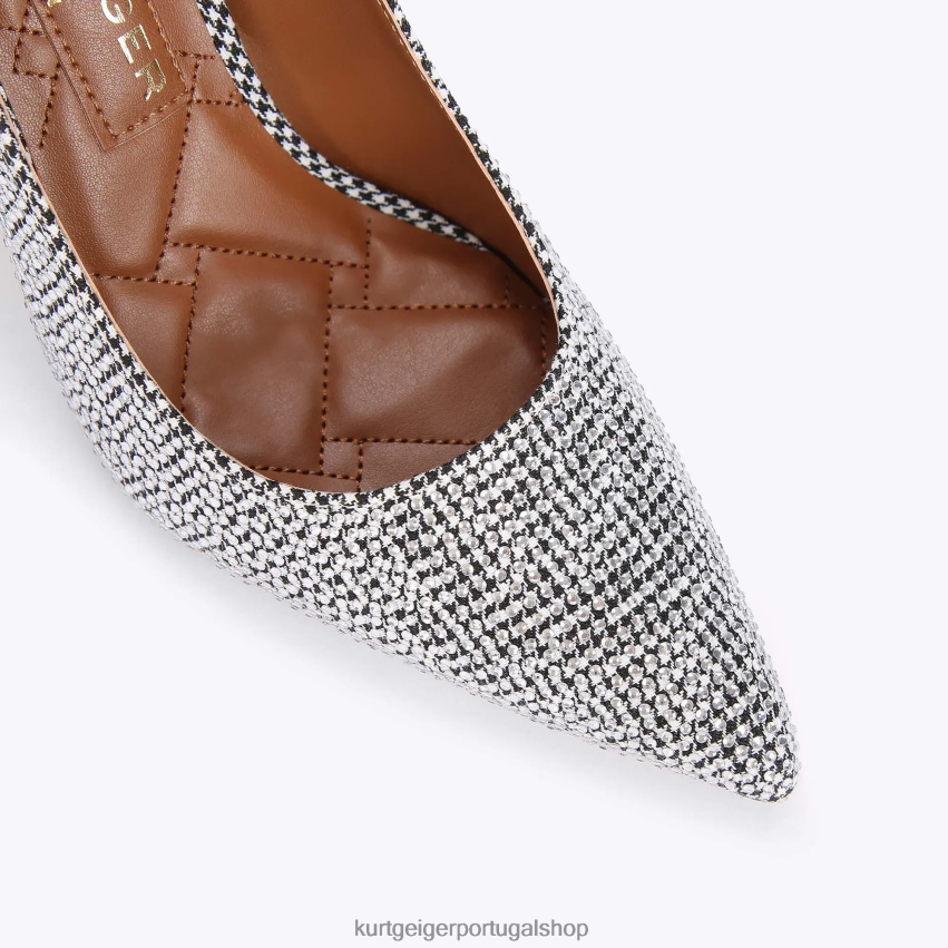Kurt Geiger mulheres Londres Belgravia 8J6X00321 prata | calçados