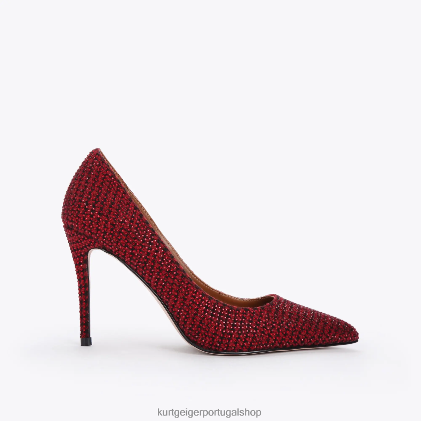 Kurt Geiger mulheres Londres Belgravia 8J6X00395 vinho | calçados