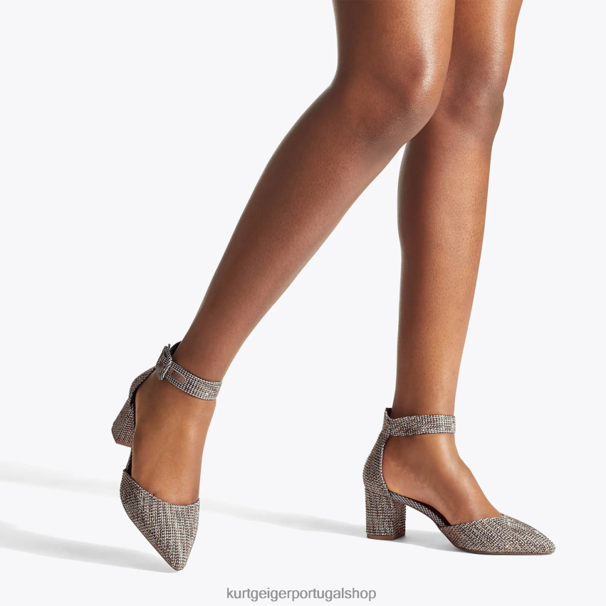 Kurt Geiger mulheres Londres Burlington 8J6X00326 bege | calçados