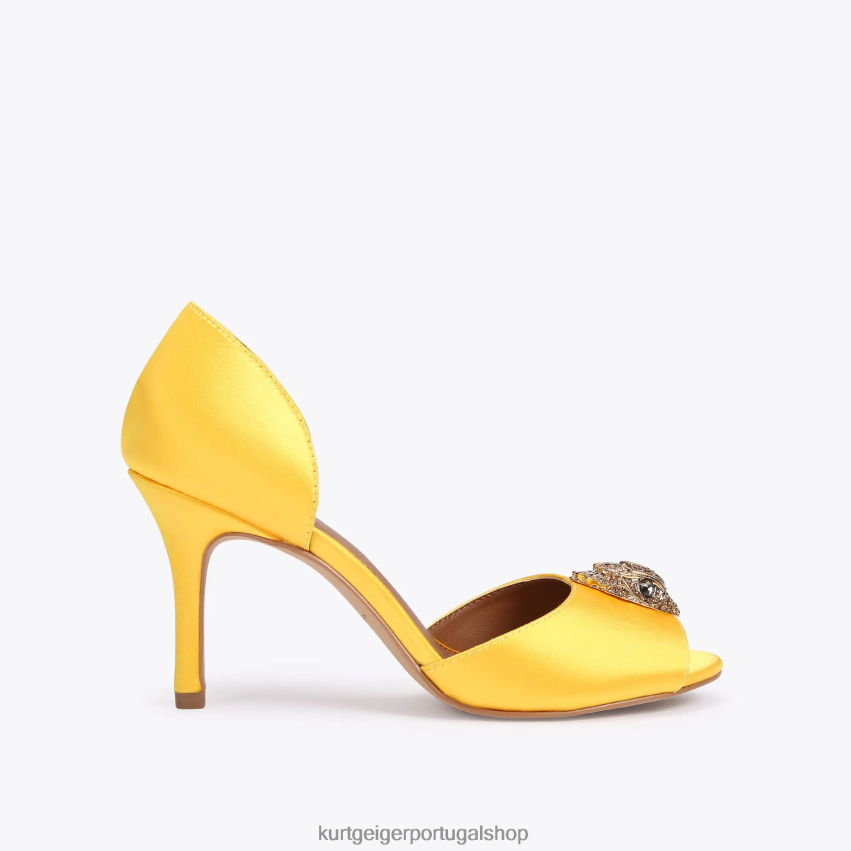 Kurt Geiger mulheres Londres Kensington D Orsay 8J6X00343 amarelo | calçados