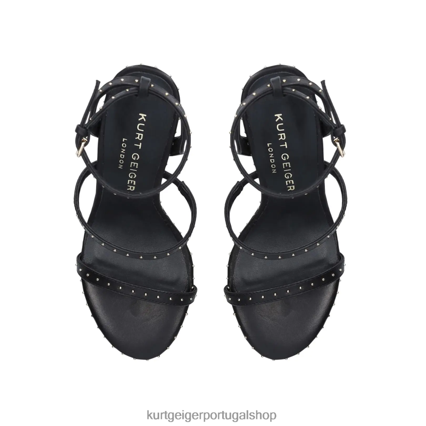 Kurt Geiger mulheres Londres Portia 8J6X00373 preto | calçados