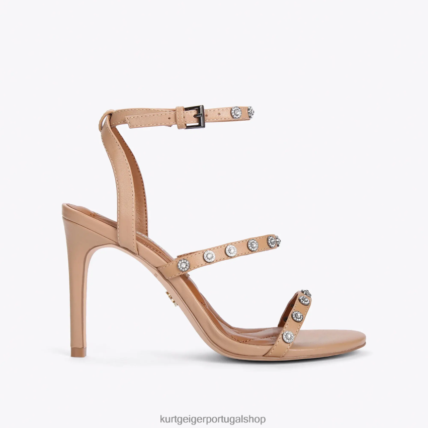 Kurt Geiger mulheres cristais portia de Londres 8J6X00383 camelo | calçados