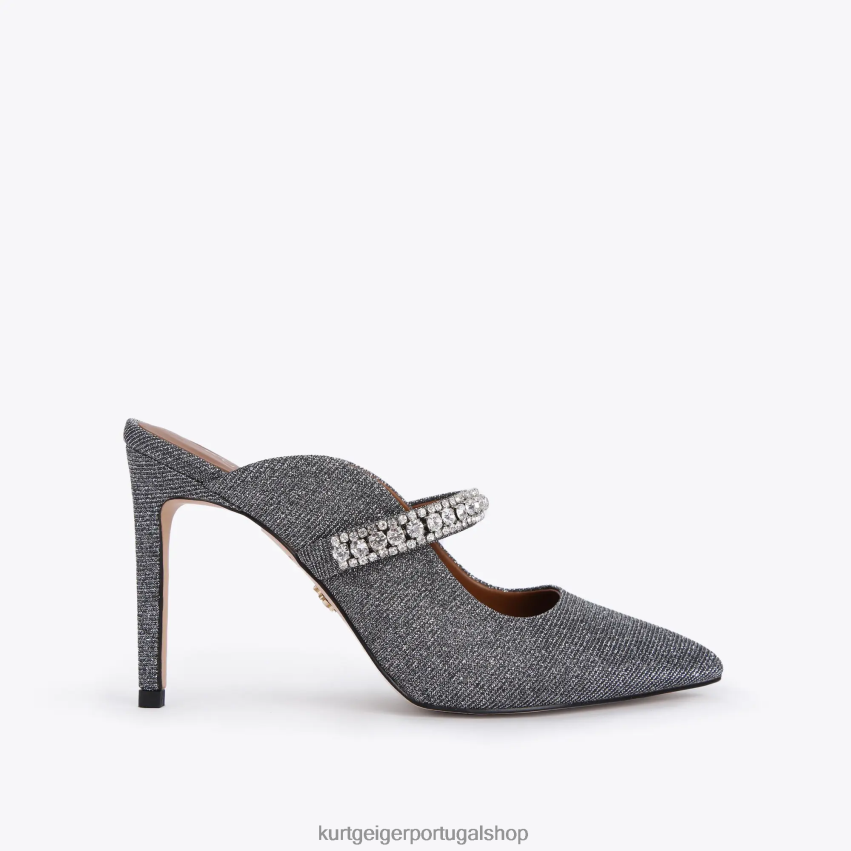 Kurt Geiger mulheres duque de Londres 8J6X00316 metal de canhão | calçados