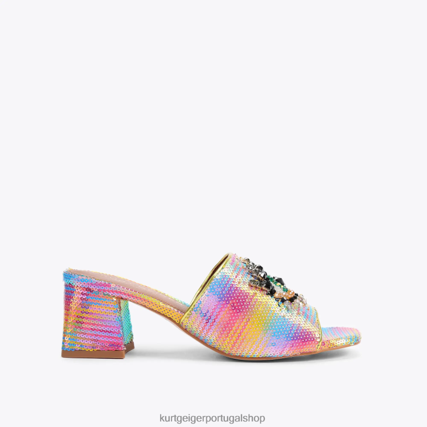 Kurt Geiger mulheres olho de bloco de azeitona de Londres 8J6X00293 vários/outros | calçados