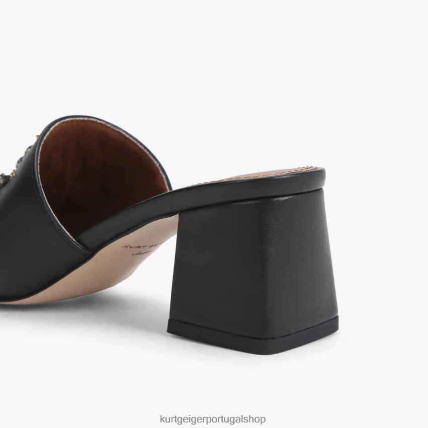 Kurt Geiger mulheres olho de bloco de azeitona de Londres 8J6X00667 preto | calçados