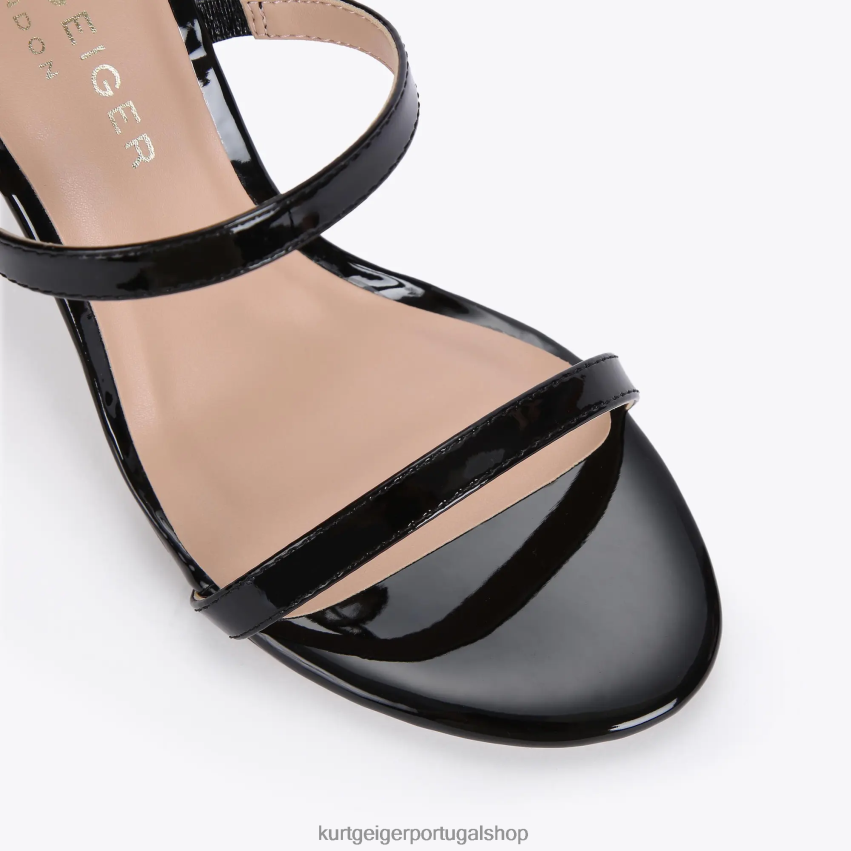 Kurt Geiger mulheres pista do parque de londres 8J6X00323 preto | calçados