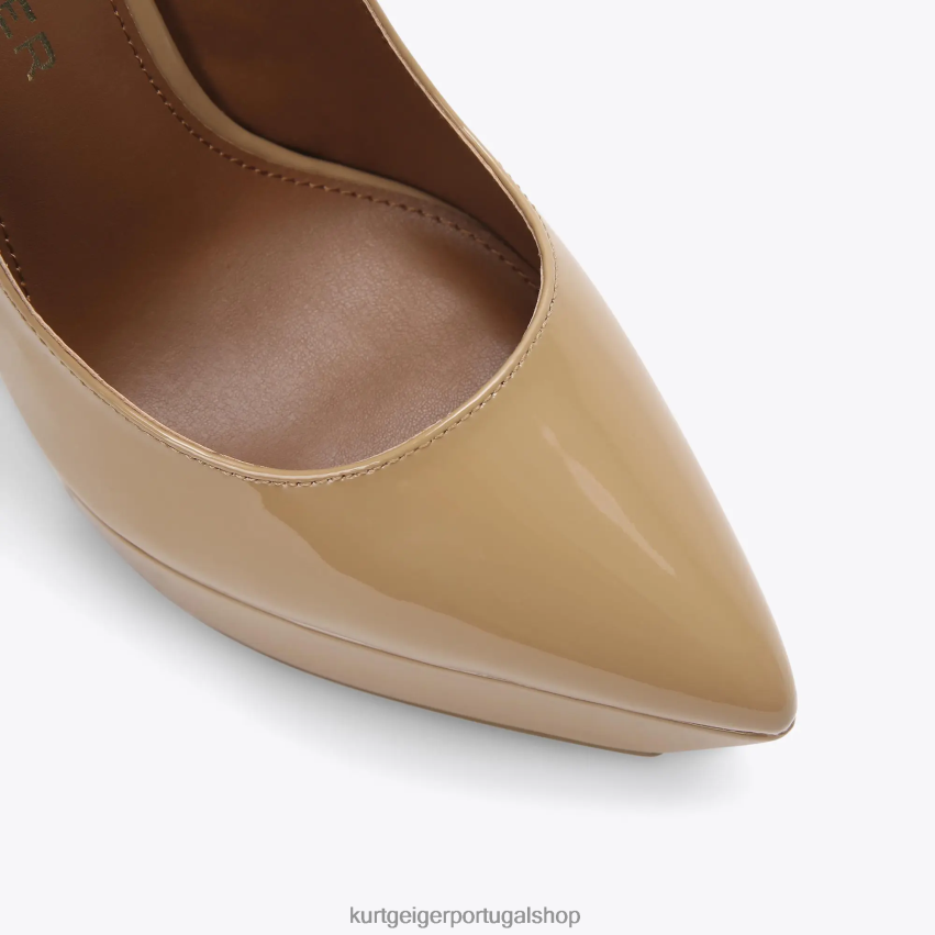 Kurt Geiger mulheres quadra da plataforma shoreditch em londres 8J6X00407 camelo | calçados