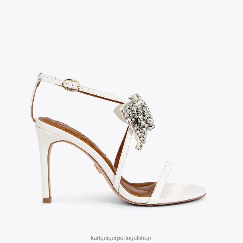 Kurt Geiger mulheres sandália bromley londrina 95 8J6X00335 osso | calçados