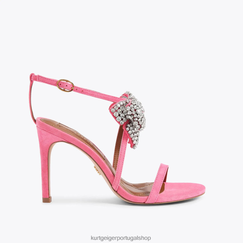 Kurt Geiger mulheres sandália bromley londrina 95 8J6X00337 rosa | calçados