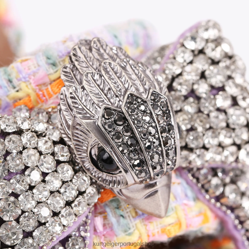 Kurt Geiger mulheres sandália londres kensington com laço 8J6X00289 laranja | calçados