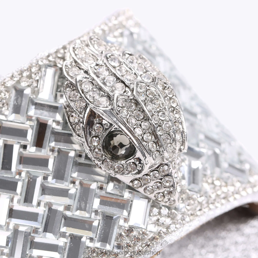 Kurt Geiger mulheres sandalia londres kensington 8J6X00412 combinação de prata | calçados