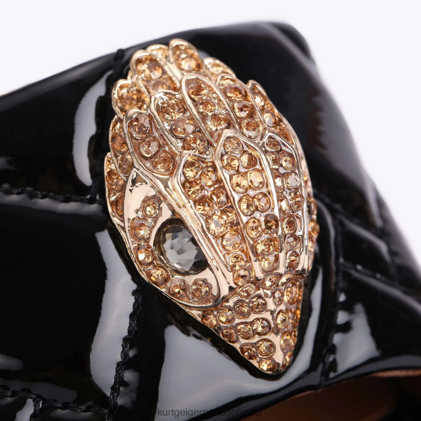 Kurt Geiger mulheres sandalia londres kensington 8J6X00671 preto | calçados