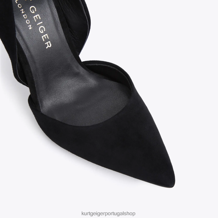 Kurt Geiger mulheres título de Londres 8J6X00680 preto | calçados