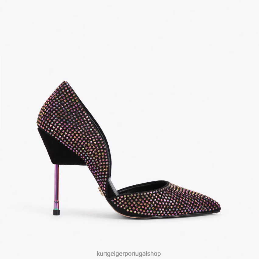 Kurt Geiger mulheres título de Londres 90 8J6X00403 roxo | calçados