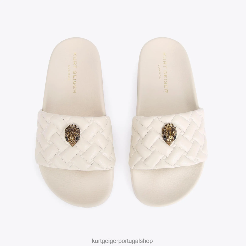 Kurt Geiger mulheres Londres meena águia 8J6X00453 osso | calçados