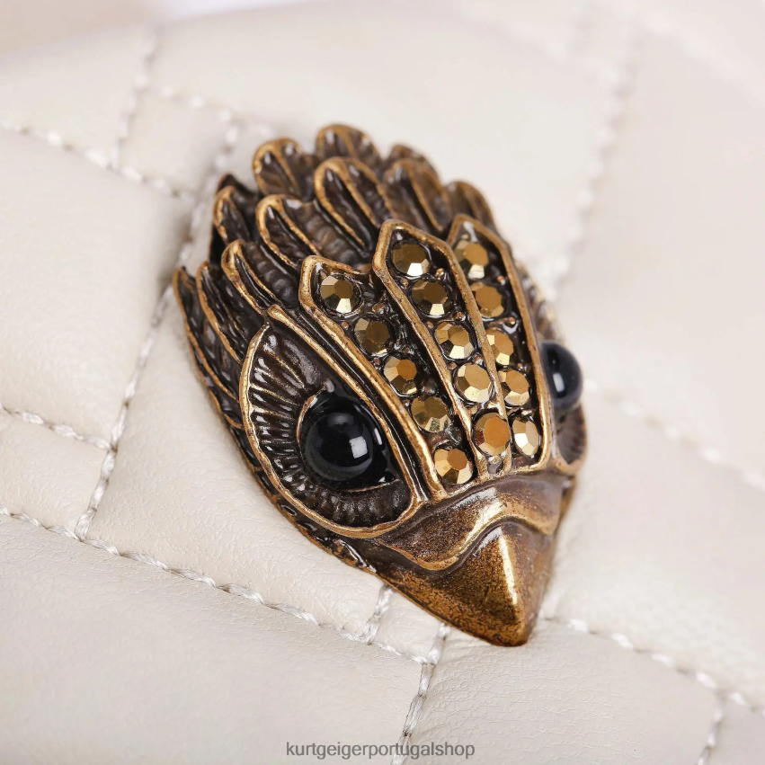 Kurt Geiger mulheres Londres meena águia 8J6X00453 osso | calçados