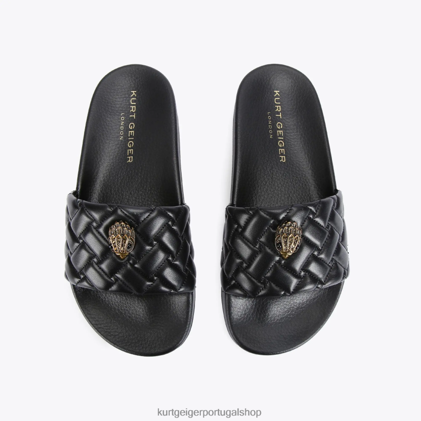 Kurt Geiger mulheres Londres meena águia 8J6X00455 preto | calçados
