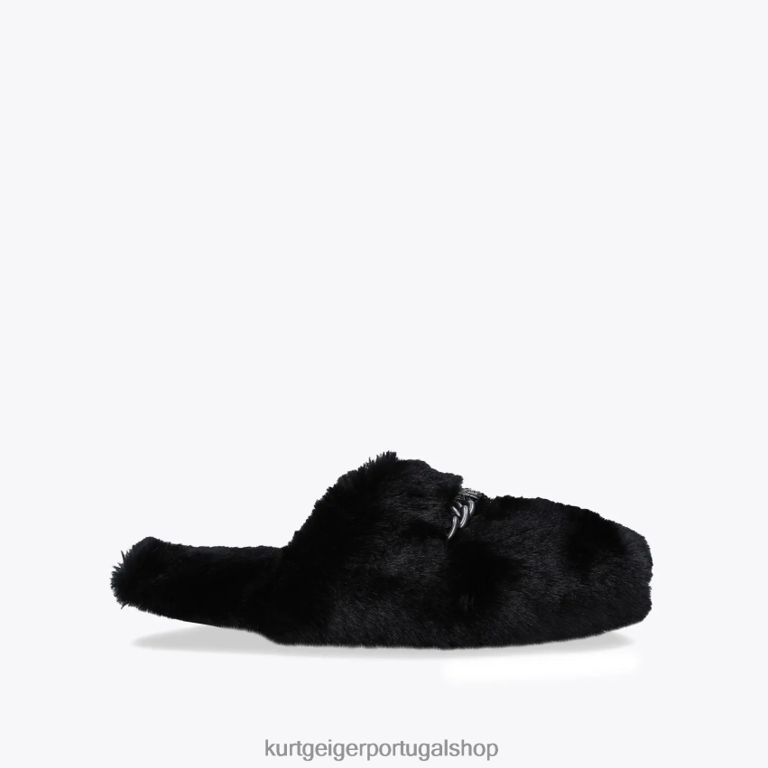 Kurt Geiger mulheres chinelo chelsea londres 8J6X00358 preto | calçados