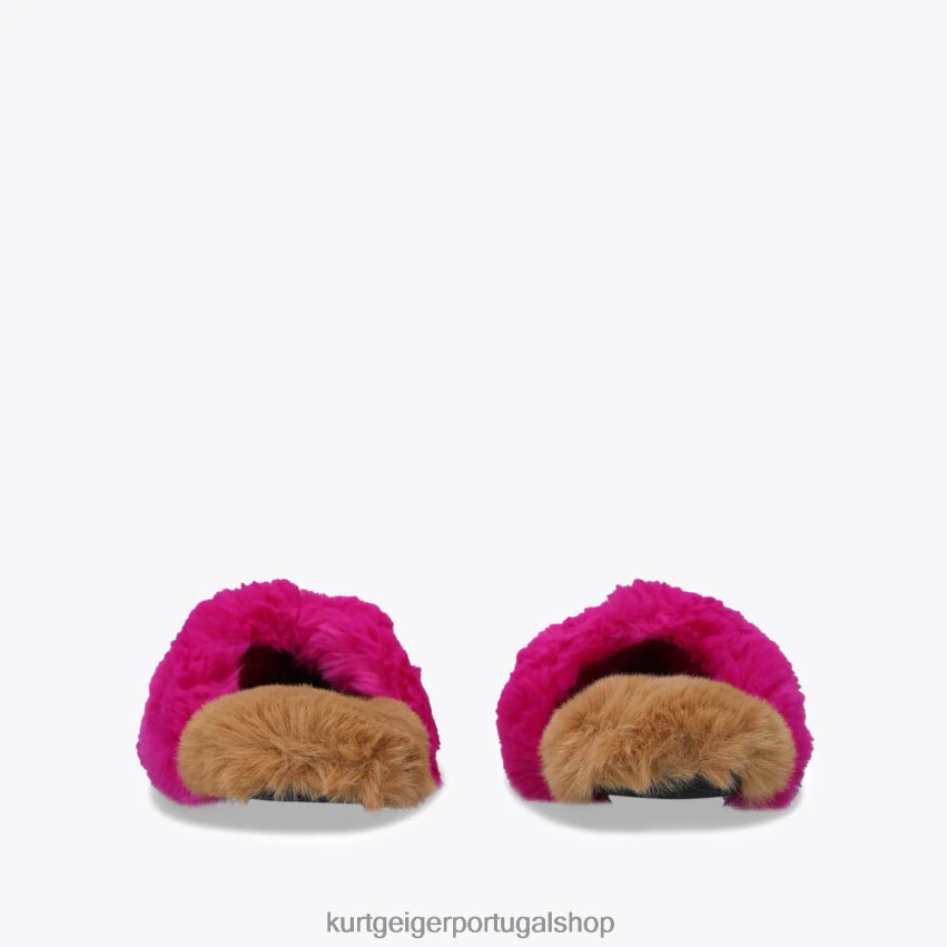 Kurt Geiger mulheres chinelo chelsea londres 8J6X00359 combinação de camelo | calçados