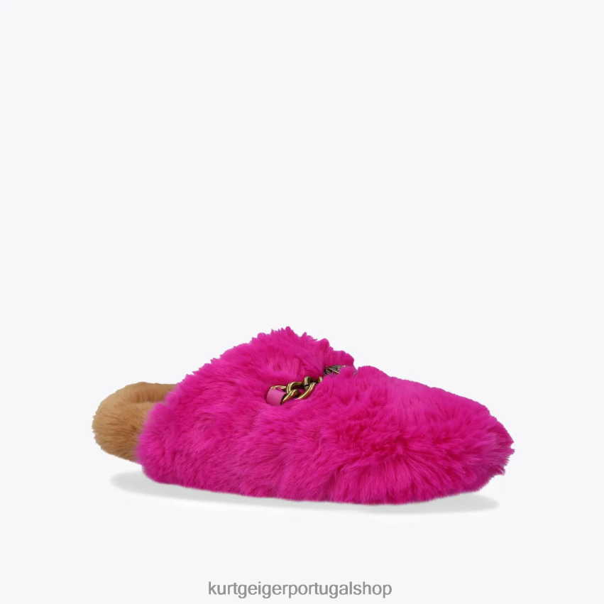 Kurt Geiger mulheres chinelo chelsea londres 8J6X00359 combinação de camelo | calçados