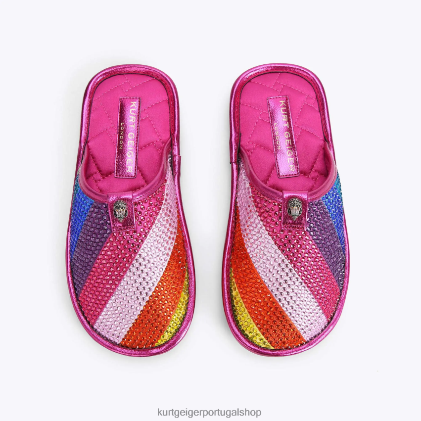 Kurt Geiger mulheres chinelo londres kensington 8J6X00162 vários/outros | calçados