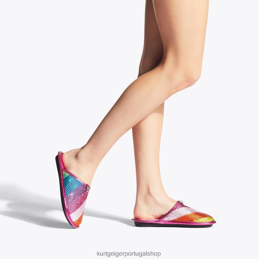 Kurt Geiger mulheres chinelo londres kensington 8J6X00162 vários/outros | calçados