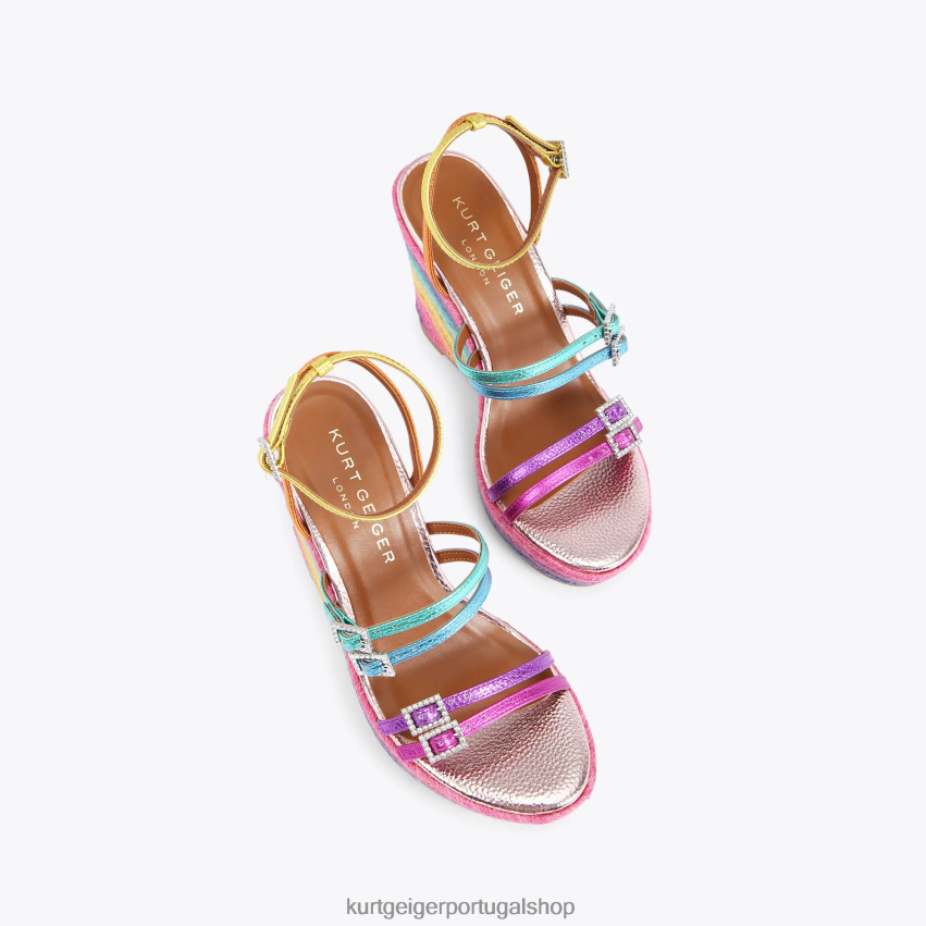 Kurt Geiger mulheres cunha de pierra de Londres 8J6X00191 vários/outros | calçados