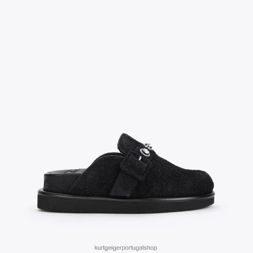 Kurt Geiger mulheres mule de cristal londres orson 8J6X00384 preto | calçados
