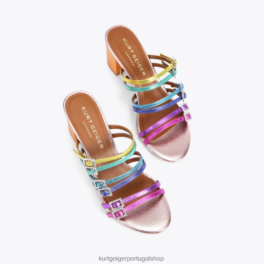 Kurt Geiger mulheres mule londres pierra block 8J6X00159 vários/outros | calçados