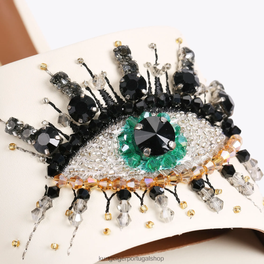 Kurt Geiger mulheres sandália london eye 8J6X00353 osso | calçados