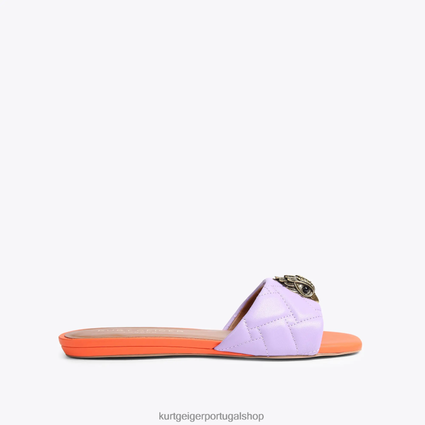 Kurt Geiger mulheres sandália rasteira londres kensington 8J6X00286 outro | calçados