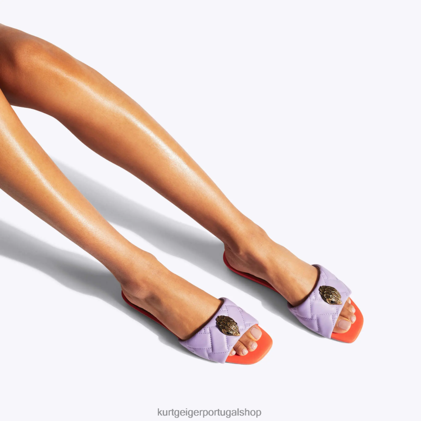 Kurt Geiger mulheres sandália rasteira londres kensington 8J6X00286 outro | calçados