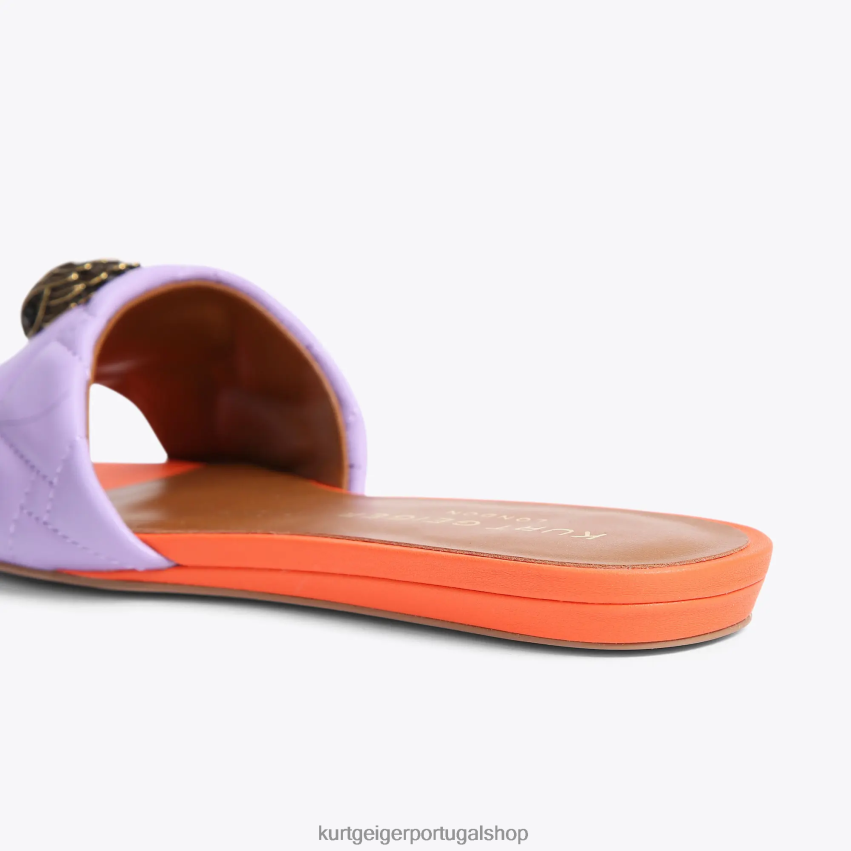 Kurt Geiger mulheres sandália rasteira londres kensington 8J6X00286 outro | calçados