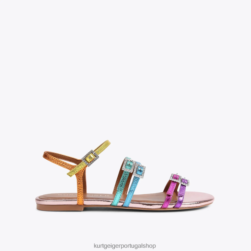 Kurt Geiger mulheres sandalia rasteira londres pierra 8J6X00224 vários/outros | calçados