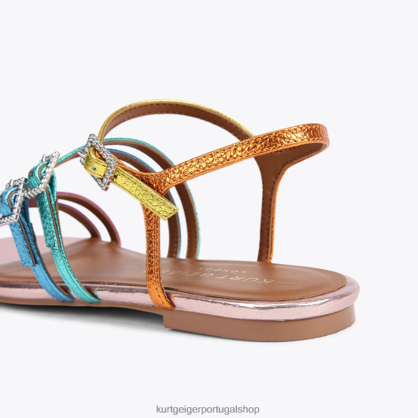 Kurt Geiger mulheres sandalia rasteira londres pierra 8J6X00224 vários/outros | calçados