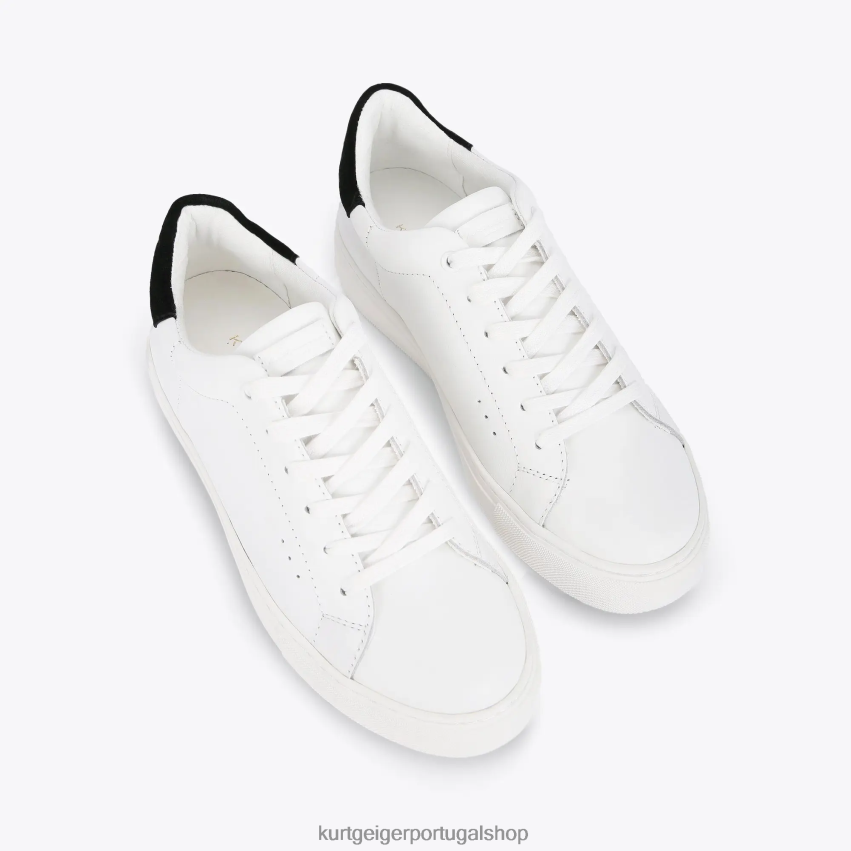 Kurt Geiger mulheres Londres 8J6X00304 Branco preto | calçados
