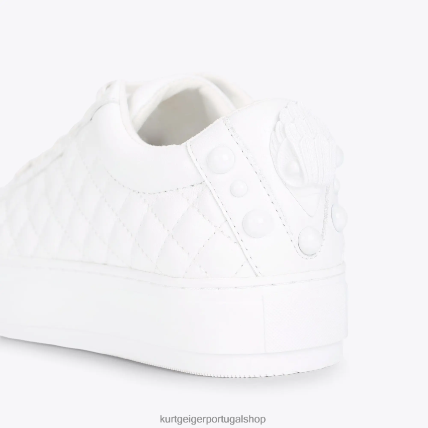 Kurt Geiger mulheres Londres Laney Eagle Drench 8J6X00268 branco | calçados