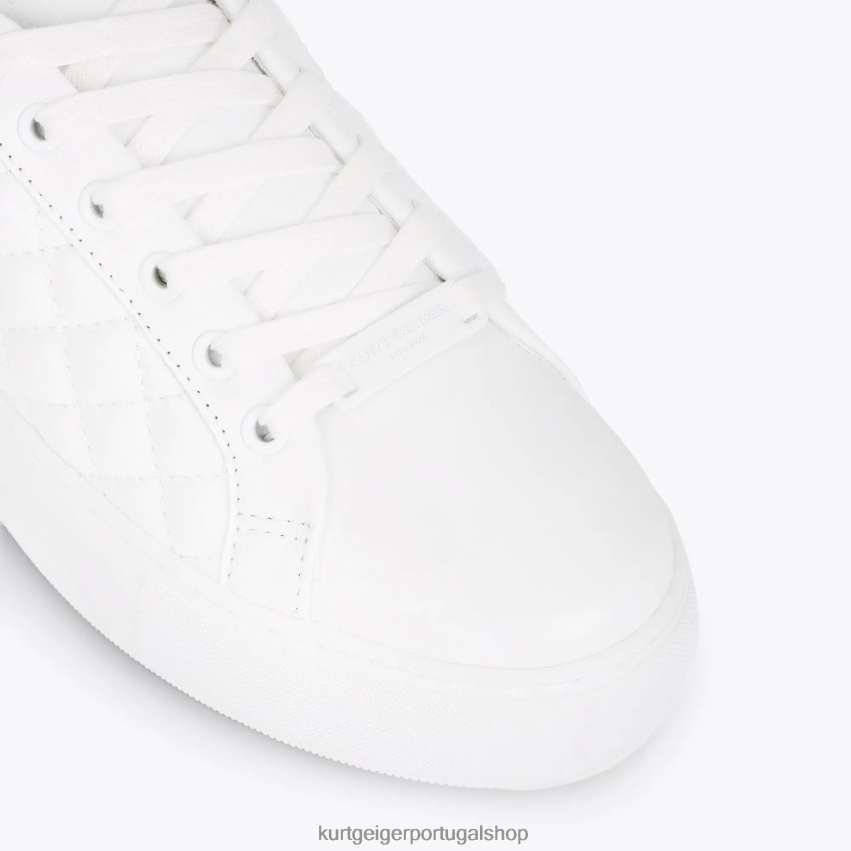 Kurt Geiger mulheres Londres Laney Eagle Drench 8J6X00268 branco | calçados