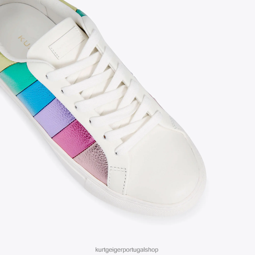 Kurt Geiger mulheres listra da pista de Londres 8J6X00169 combinação de metal | calçados