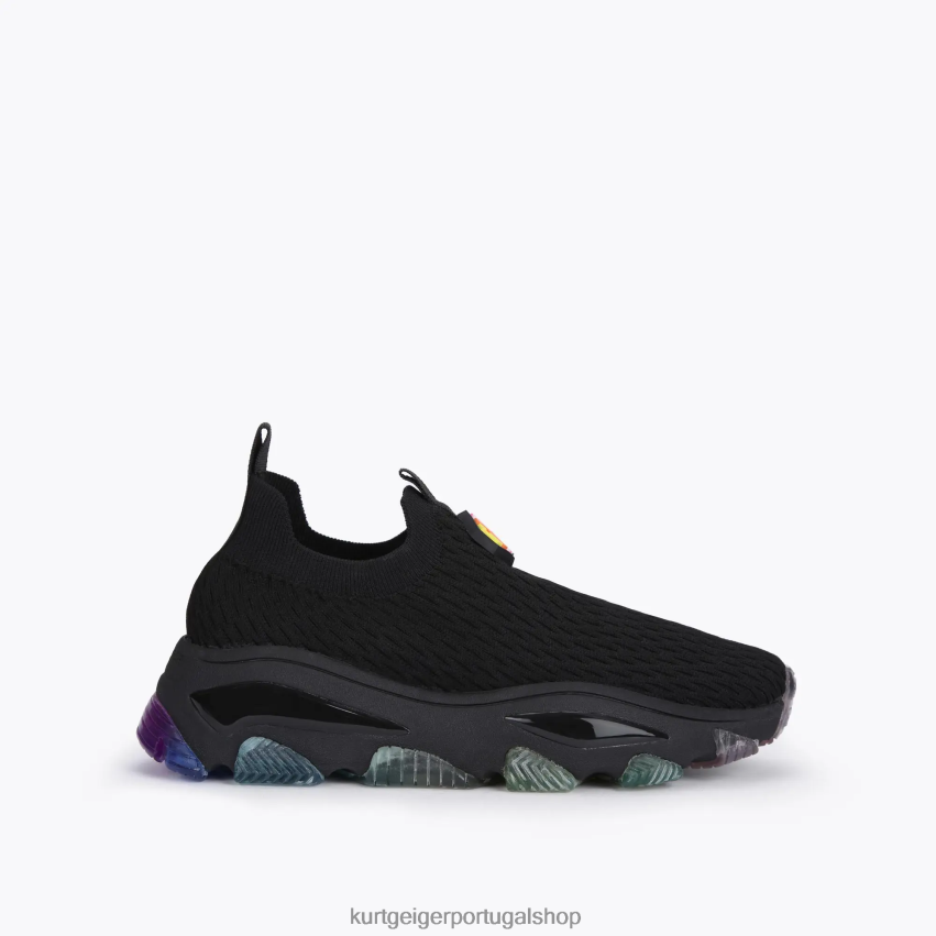 Kurt Geiger mulheres tricô lettie londres 8J6X00305 preto | calçados